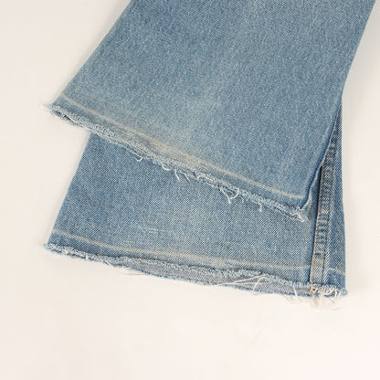 70～80s 646 ベルボトム デニムパンツ(ビッグサイズ)