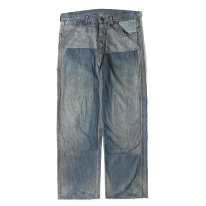 23AW ヴィンテージ加工加工 ダブルニー ペインター デニムパンツ(DENIM PAINTER PANTS)