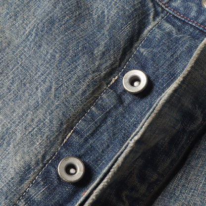 23AW ヴィンテージ加工加工 ダブルニー ペインター デニムパンツ(DENIM PAINTER PANTS)