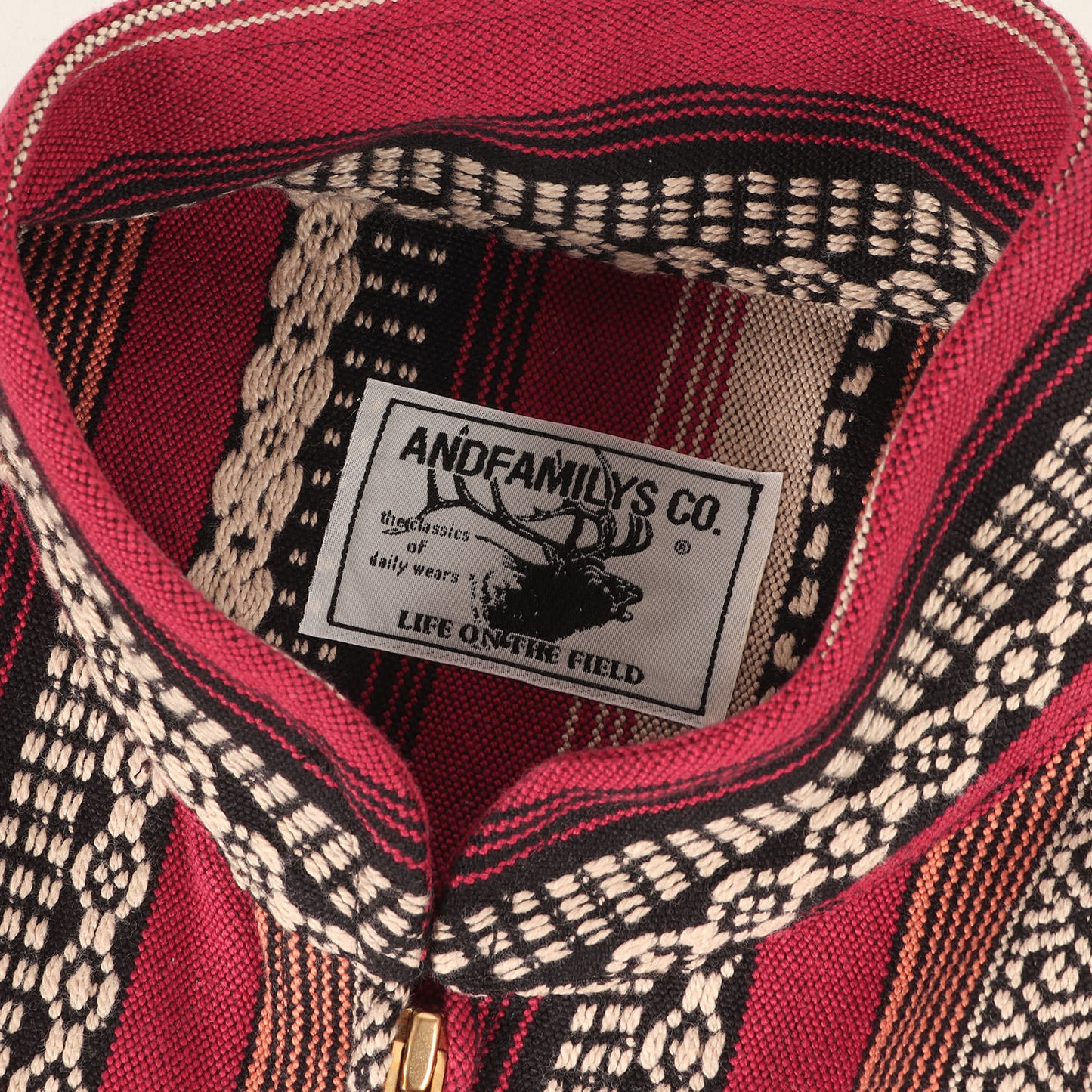 ネイティブ ストライプ ラグジャケット(Native Rag Jacket)