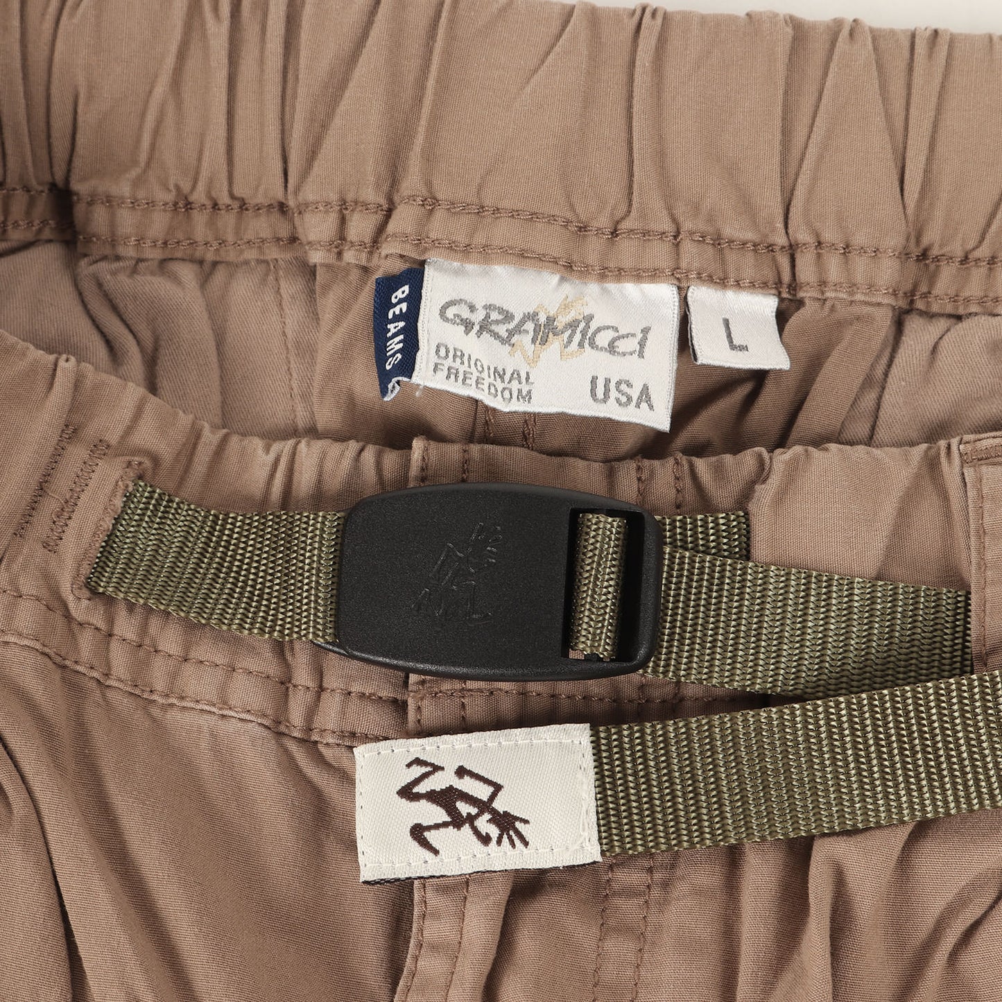 BEAMS別注 ストレッチ コットン イージーパンツ