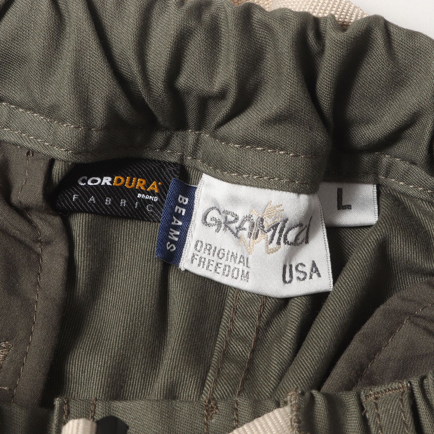 BEAMS別注 コットン/コーデュラナイロン ストレッチ ミリタリー イージーパンツ