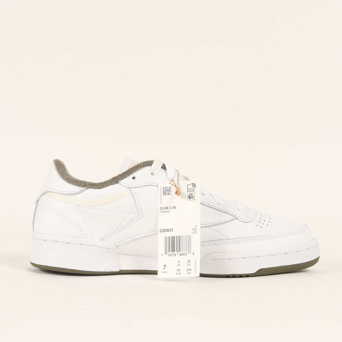 23SS ×REEBOK CLUB C 85 WHITE OLIVE (GX9657)