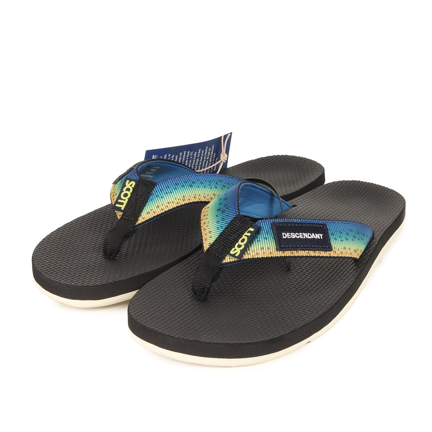 23SS ×SCOTT HAWAII マヒマヒ柄ストラップ ビーチサンダル (MAHI MAHI SANDAL SCOTT.HAWAII)