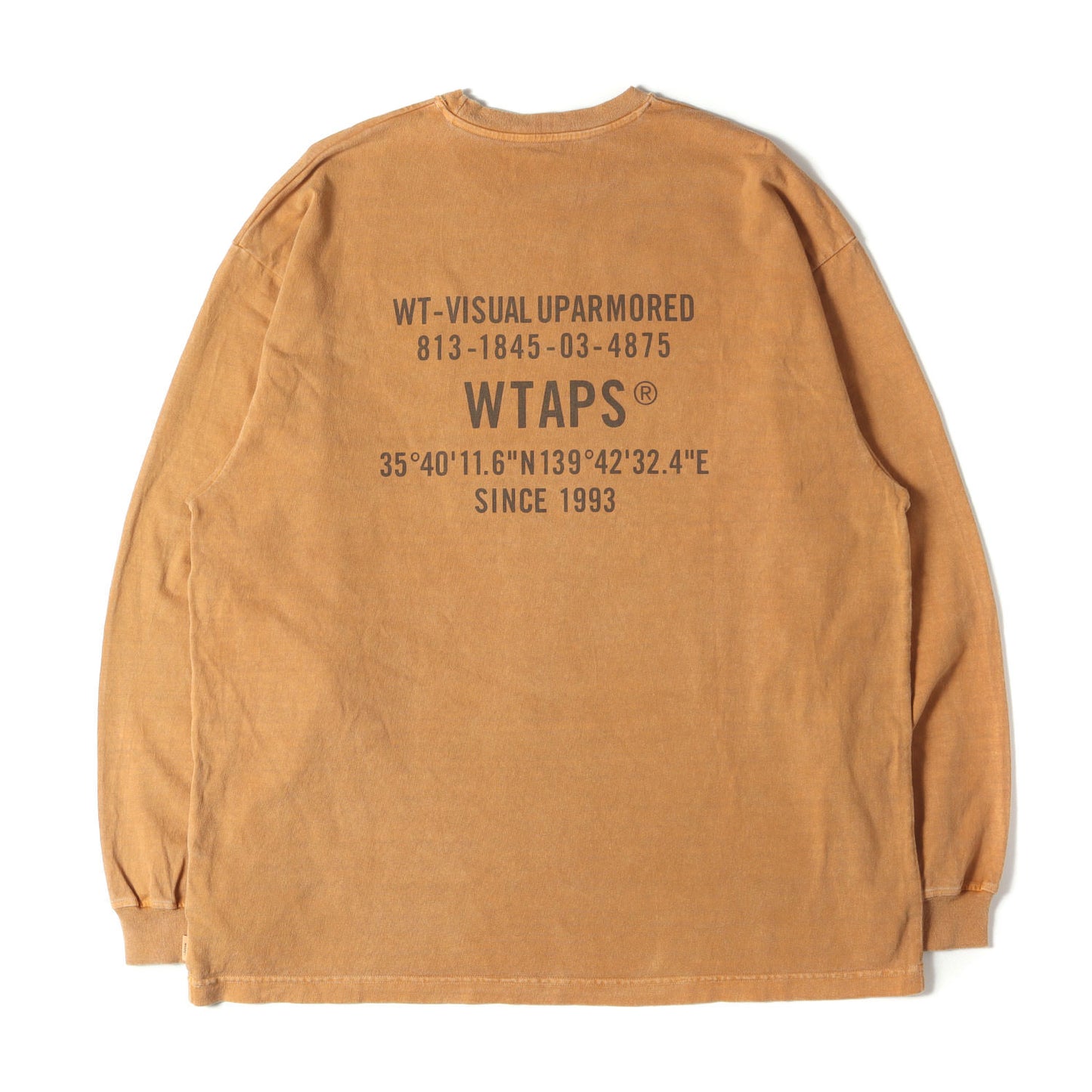 24AW バックロゴ 製品染め ロングスリーブ Tシャツ(SPEC / LS / COTTON)