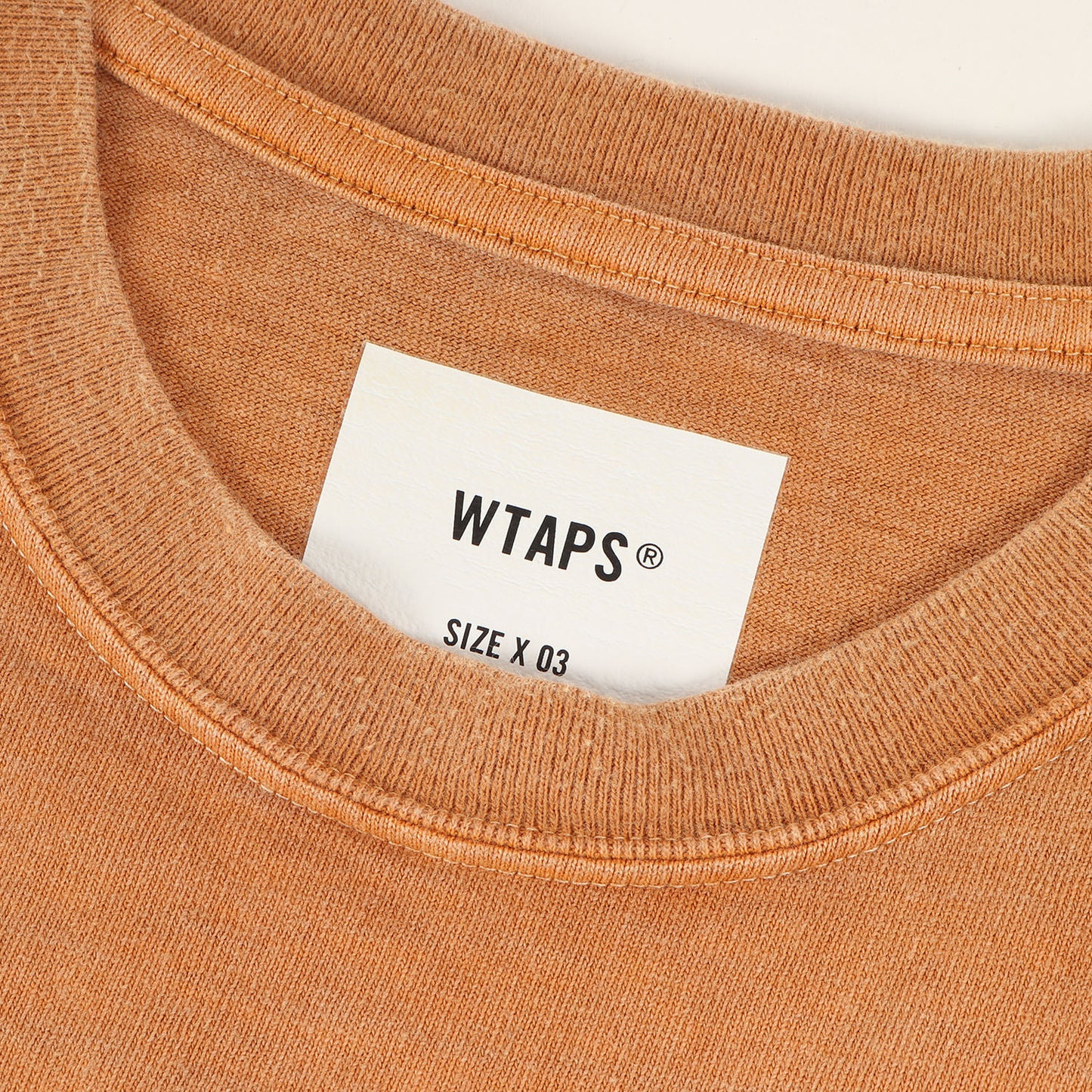 24AW バックロゴ 製品染め ロングスリーブ Tシャツ(SPEC / LS / COTTON)