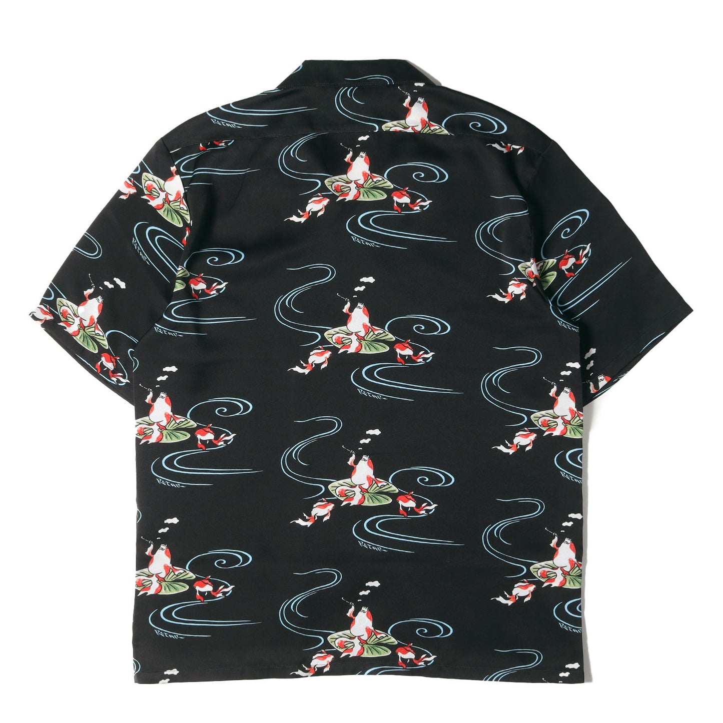 金魚 和柄 アロハシャツ(Goldfish Textile Aloha Shirt)