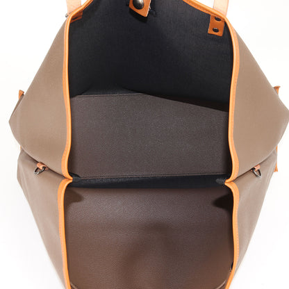 コンチョ付き PVCレザー トートバッグ