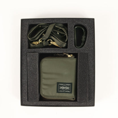 ネックストラップ付き リバティー 三つ折り ウォレット / 財布(LIBERTY WALLET)