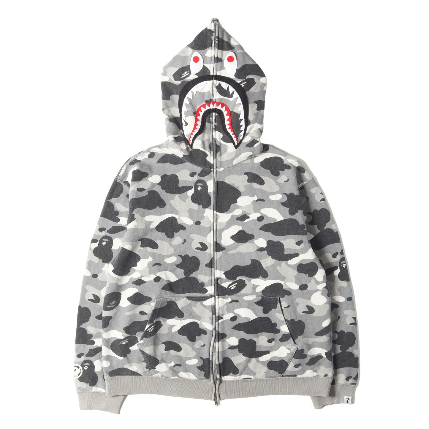 00s 猿迷彩 シャーク スウェット パーカー