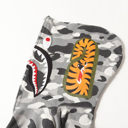 00s 猿迷彩 シャーク スウェット パーカー