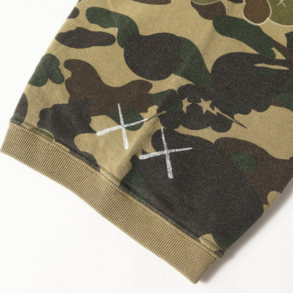 00s ×KAWS 1stカモ 猿迷彩 半袖スウェット(2005年モデル)