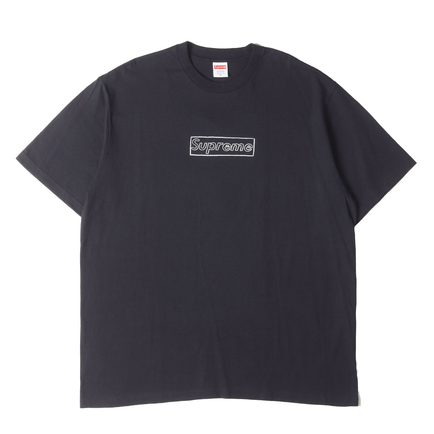 21SS ×KAWS チョークBOXロゴ Tシャツ(Chalk Box Logo Tee)