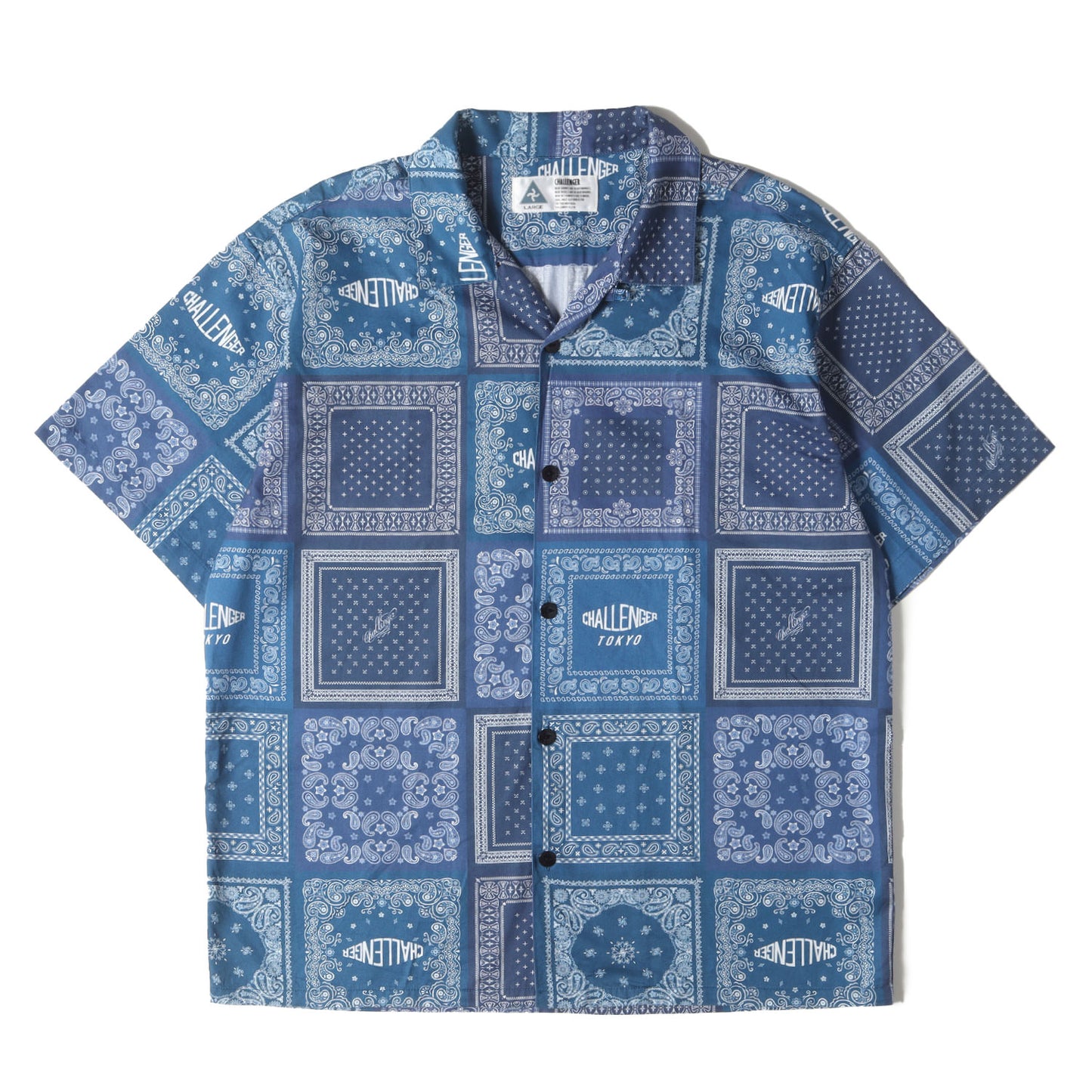 22SS バンダナ柄 オープンカラー 半袖 シャツ(S/S BANDANA SHIRT)