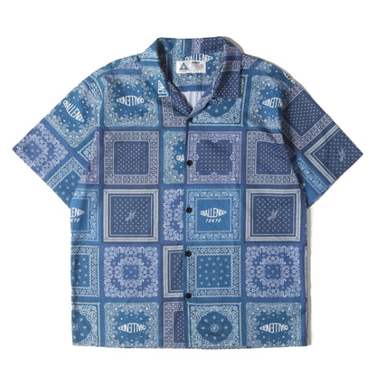 22SS バンダナ柄 オープンカラー 半袖 シャツ(S/S BANDANA SHIRT)