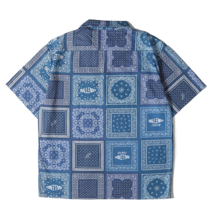 22SS バンダナ柄 オープンカラー 半袖 シャツ(S/S BANDANA SHIRT)
