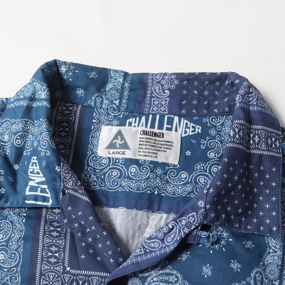 22SS バンダナ柄 オープンカラー 半袖 シャツ(S/S BANDANA SHIRT)