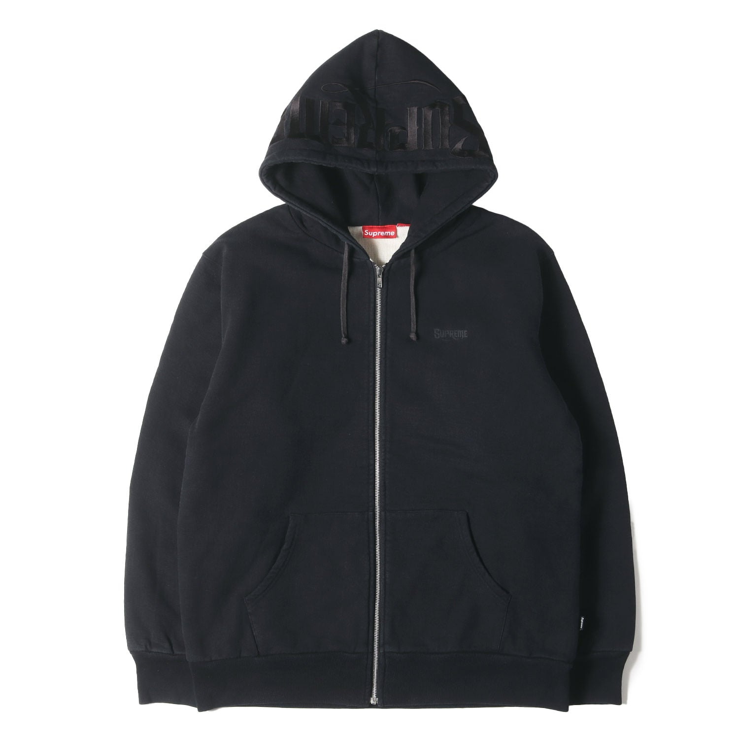 Supreme フードロゴ刺繍 ジップ スウェット パーカー M SUPREME】 S Logo Zip Up Hooded Sweatshirt Navy - 24FW (Supreme