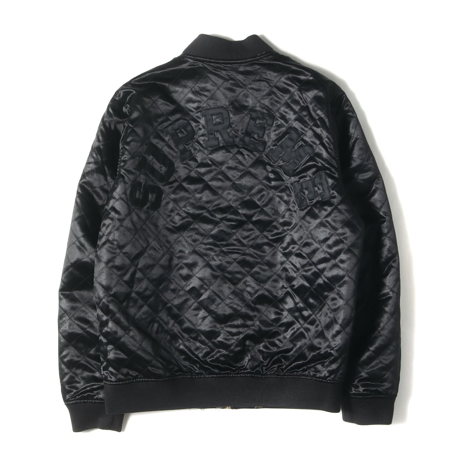 龍&鳳凰 キルティング サテン リバーシブル ボンバージャケット(Emperor Reversible Bomber)