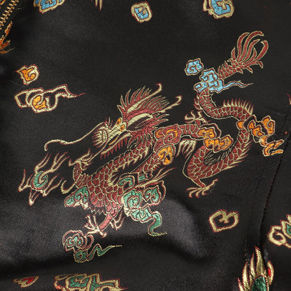 龍&鳳凰 キルティング サテン リバーシブル ボンバージャケット(Emperor Reversible Bomber)