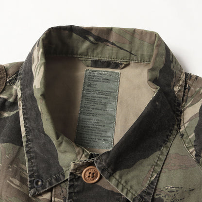 00s パームツリー刺繍 タイガーカモ ジャングル シャツジャケット(JUNGLE L/S)