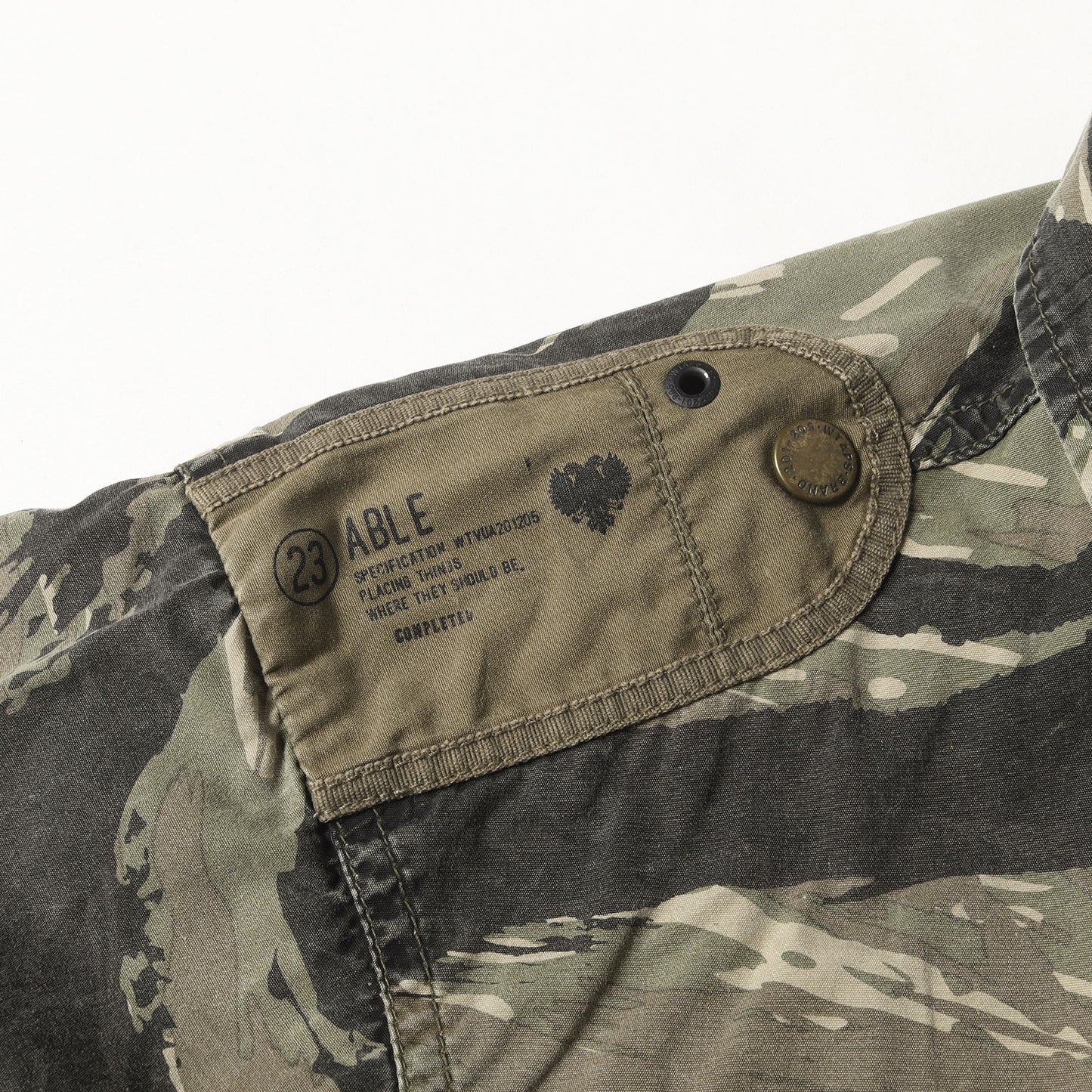 00s パームツリー刺繍 タイガーカモ ジャングル シャツジャケット(JUNGLE L/S)