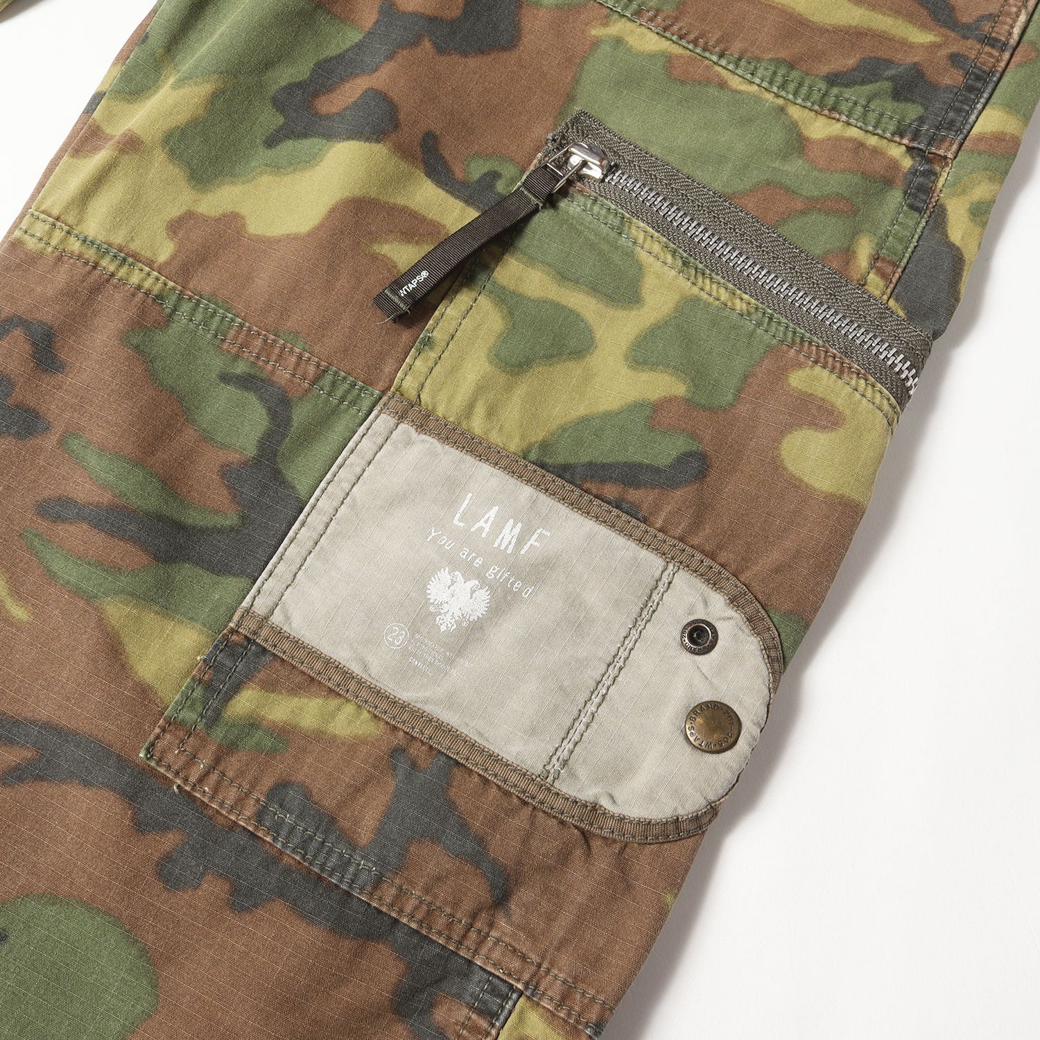 WTAPS (ダブルタップス) 00s ブラウンリーフカモ ブラックホーク