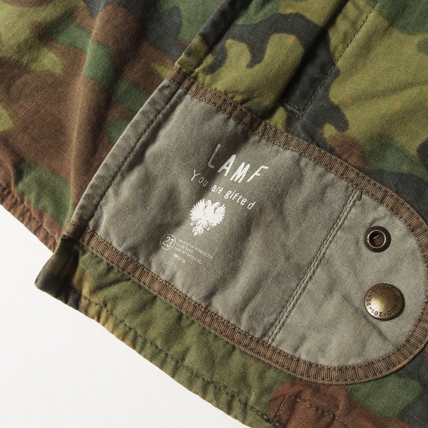 00s パンサー刺繍 ブラウンリーフカモ M-65フィールドジャケット(M-65)