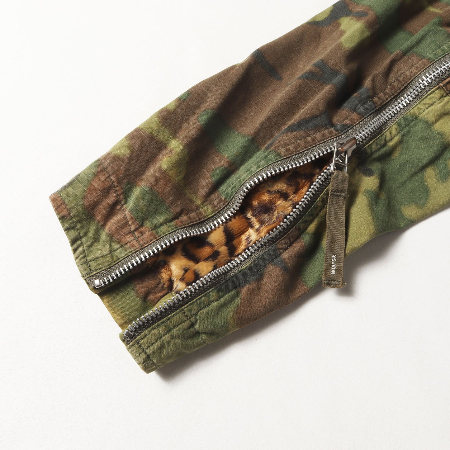 00s パンサー刺繍 ブラウンリーフカモ M-65フィールドジャケット(M-65)