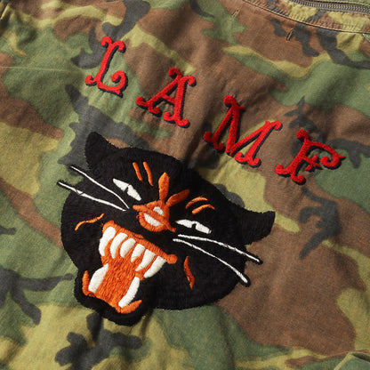 00s パンサー刺繍 ブラウンリーフカモ M-65フィールドジャケット(M-65)