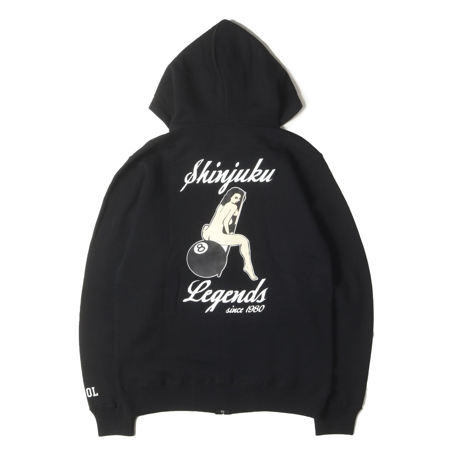 ×fragment design ×the POOL aoyama 8ボール ジップ スウェットパーカー