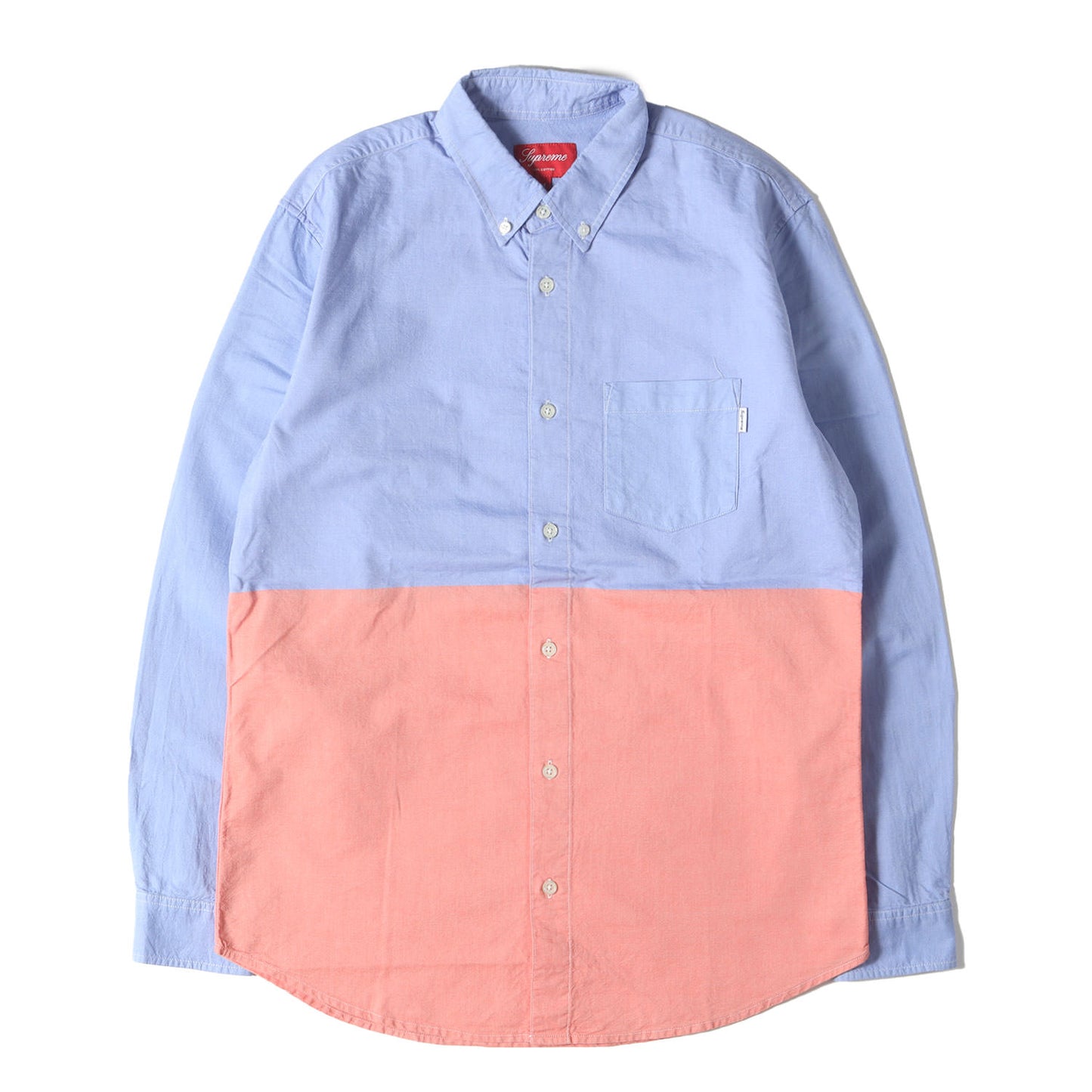 スプリット 2トーン オックスフォード ボタンダウンシャツ(Split Oxford 2-tone Shirt)