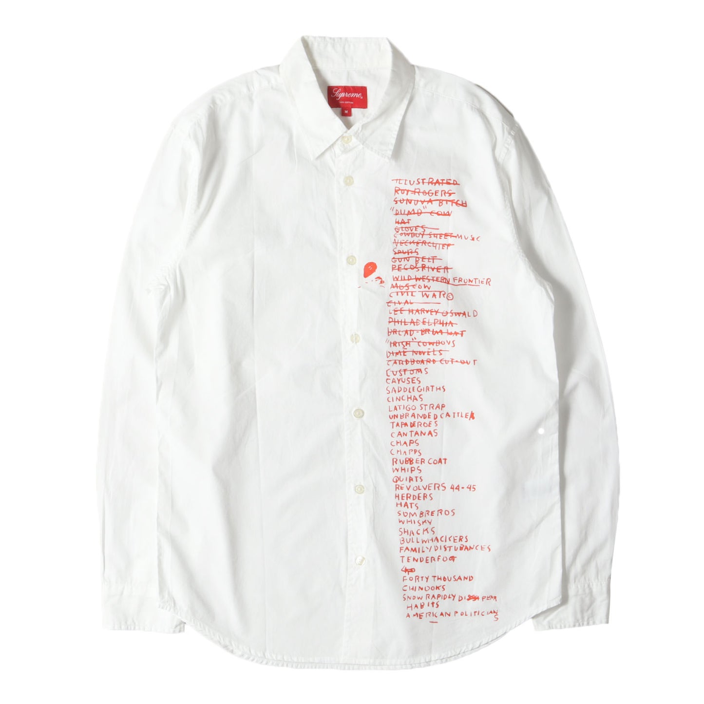 ×Jean-Michel Basquiat グラフィック コットン シャツ(Shirt Untitled)