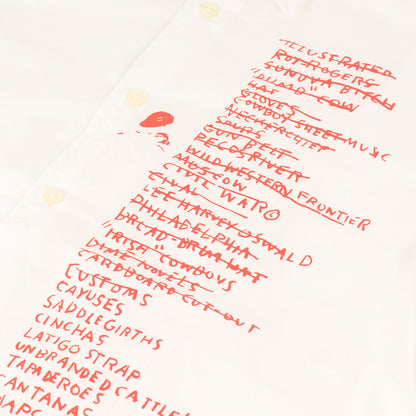 ×Jean-Michel Basquiat グラフィック コットン シャツ(Shirt Untitled)