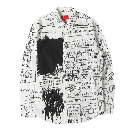×Jean-Michel Basquiat グラフィック コットン シャツ(Shirt Replicas)