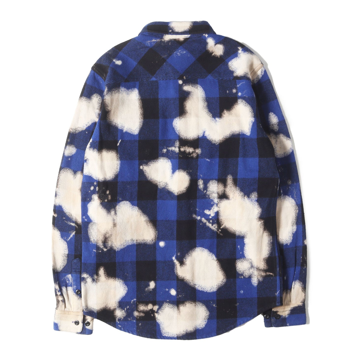 ブリーチ加工 バッファローチェック ヘビー ネルシャツ(Bleached Buffalo Heavyweight Shirt)