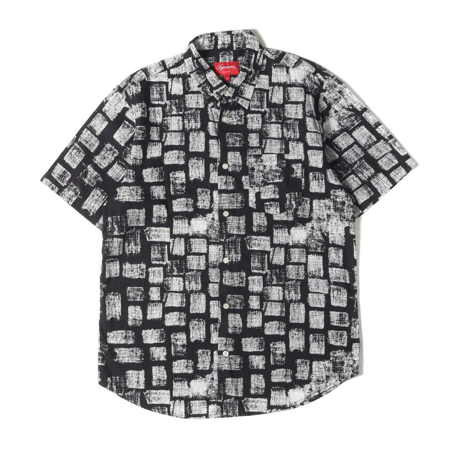 モンブランロゴ ブロックプリント 半袖シャツ(Block Print Shirt)
