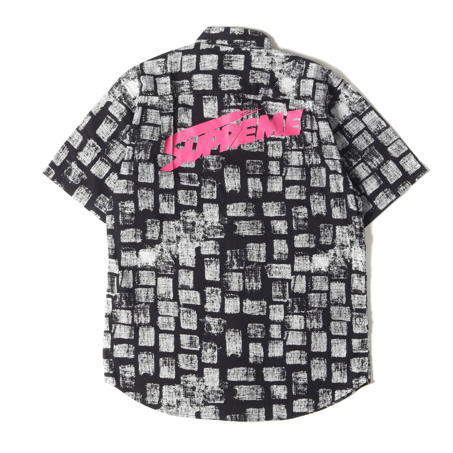 モンブランロゴ ブロックプリント 半袖シャツ(Block Print Shirt)