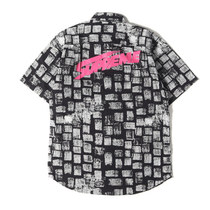 モンブランロゴ ブロックプリント 半袖シャツ(Block Print Shirt)