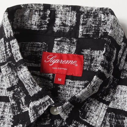 モンブランロゴ ブロックプリント 半袖シャツ(Block Print Shirt)