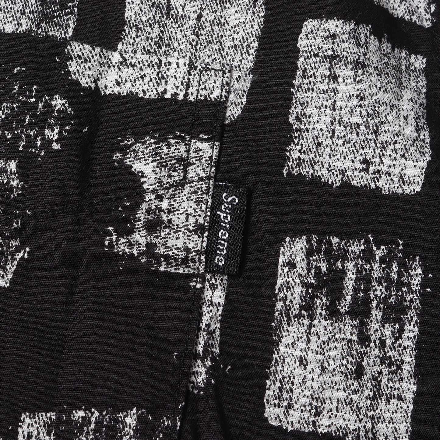 モンブランロゴ ブロックプリント 半袖シャツ(Block Print Shirt)