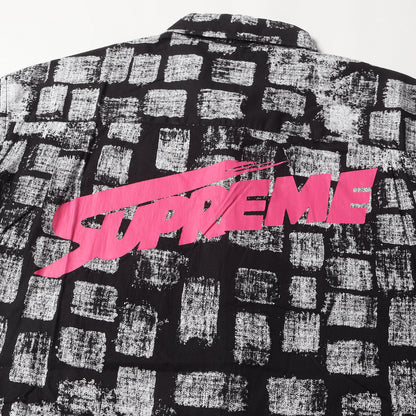 モンブランロゴ ブロックプリント 半袖シャツ(Block Print Shirt)