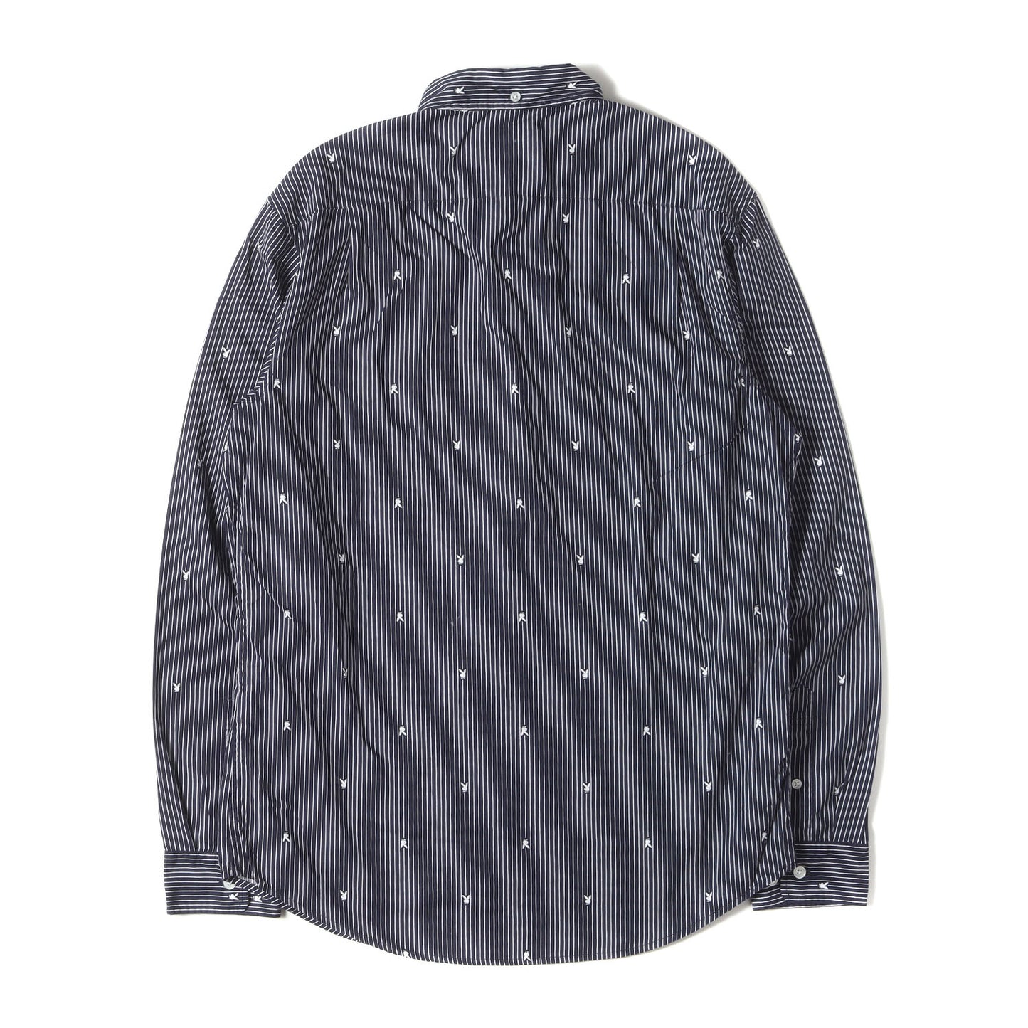 ×PLAYBOY ストライプ ボタンダウンシャツ(Button Down Shirt’)