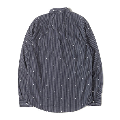 ×PLAYBOY ストライプ ボタンダウンシャツ(Button Down Shirt’)