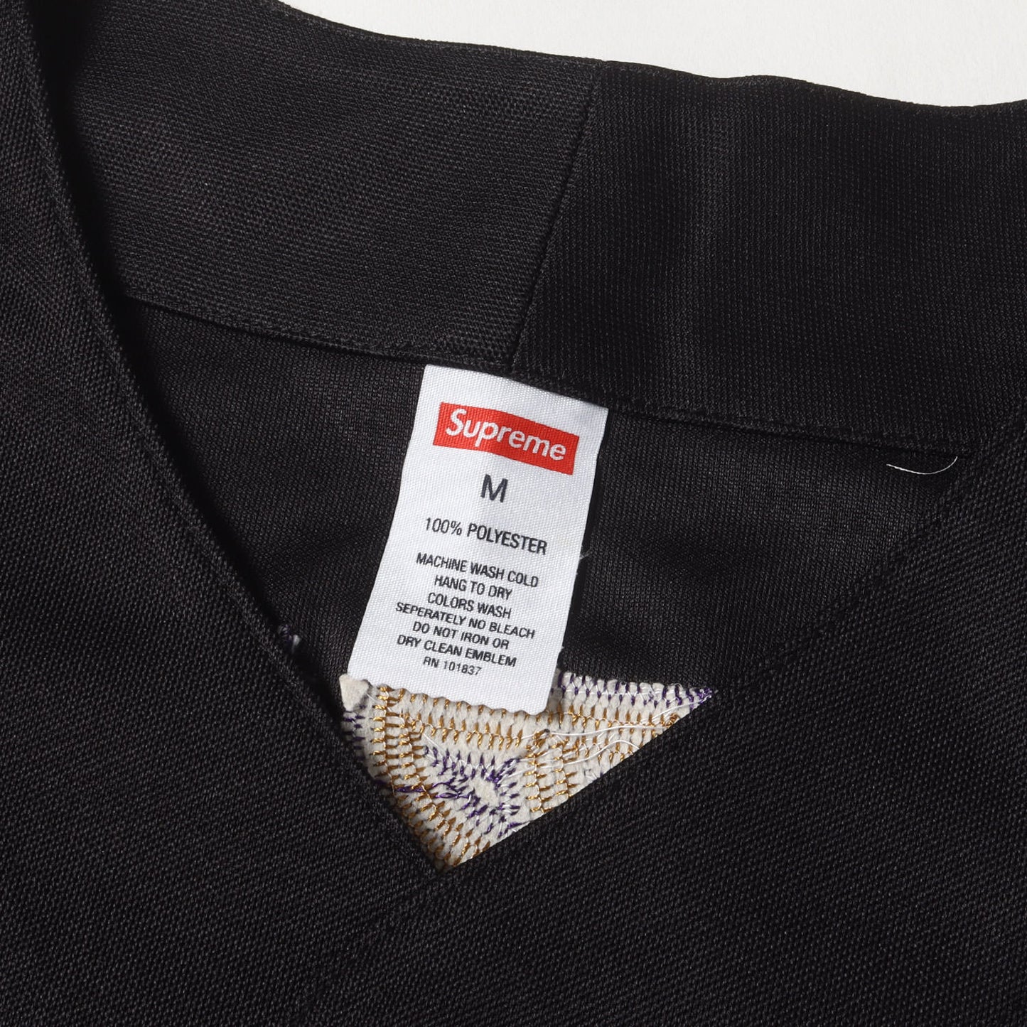 アップリケロゴ ベースボールシャツ / ジャージ(Red Rum Baseball Jersey)