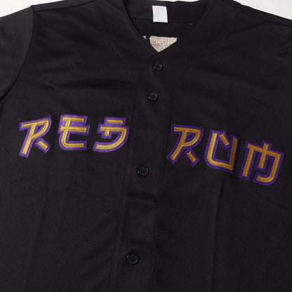 アップリケロゴ ベースボールシャツ / ジャージ(Red Rum Baseball Jersey)
