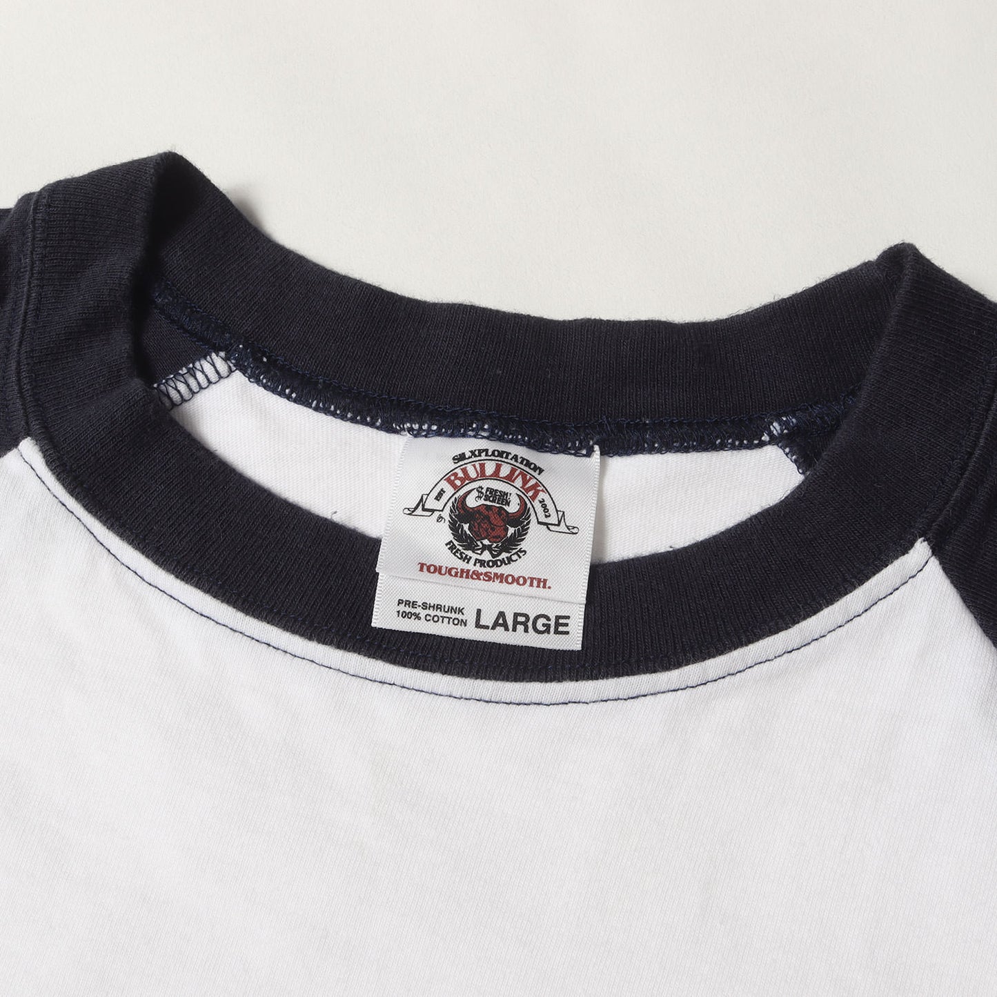 DESERT STORM ロゴ 7分袖 ラグラン Tシャツ