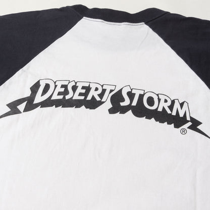 DESERT STORM ロゴ 7分袖 ラグラン Tシャツ