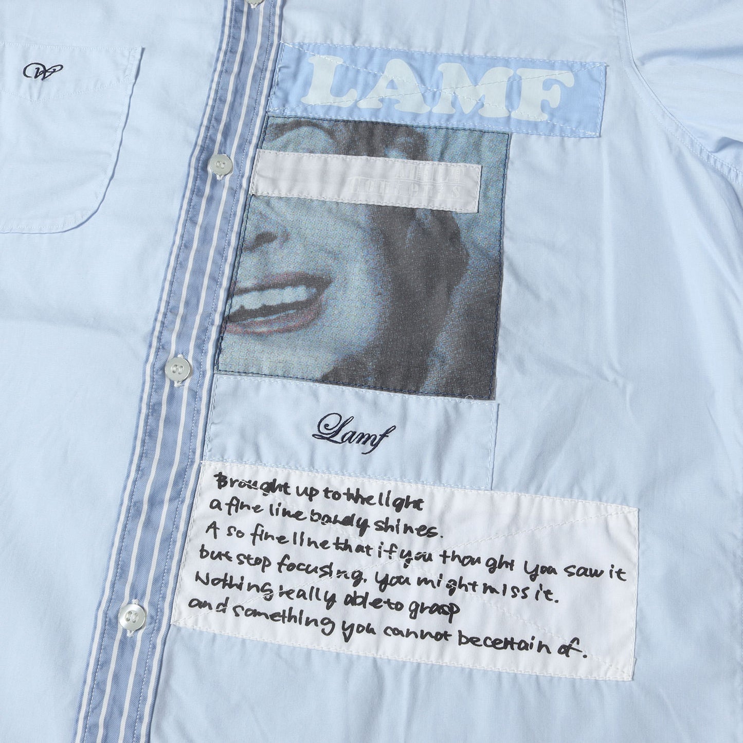 00s コラージュパッチ コットン シャツ(FURRIES L/S)