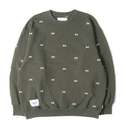22AW クロスボーン柄 クルーネック スウェット(ACNE / SWEATER / CTPL. TEXTILE)